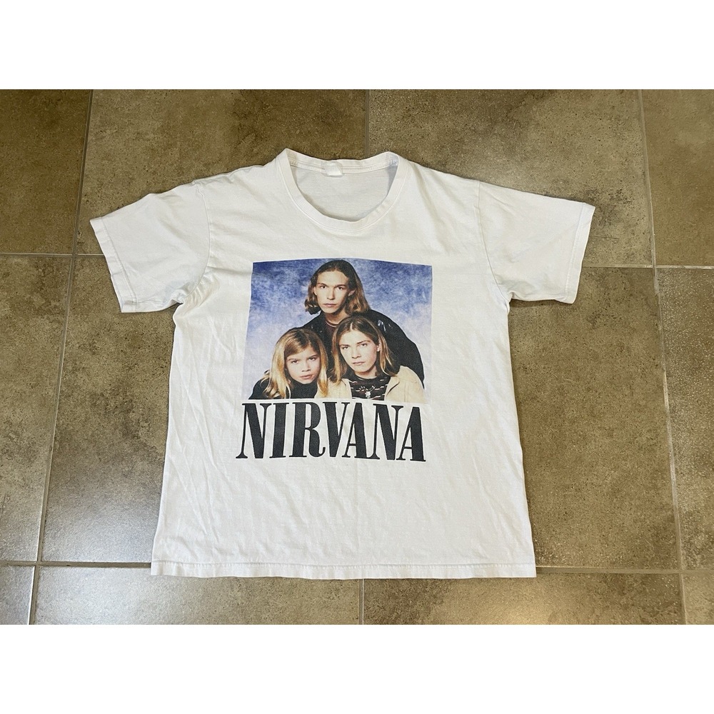 VTG Hanson Nirvana Parody Inspired Unisex Sz S Y2k Vintage Rock Music T-shirt
